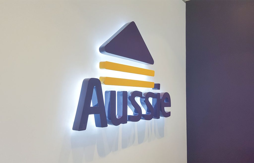 project-Aussie-Home-Loans--Halo-Illuminated-Reception-Sign